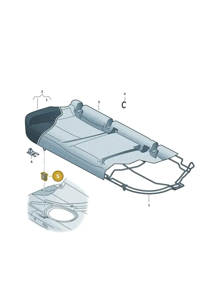 5G0886373 — SEAT Formentor TSI CUPRA (2020-) diagram 5fn885020, position 5
