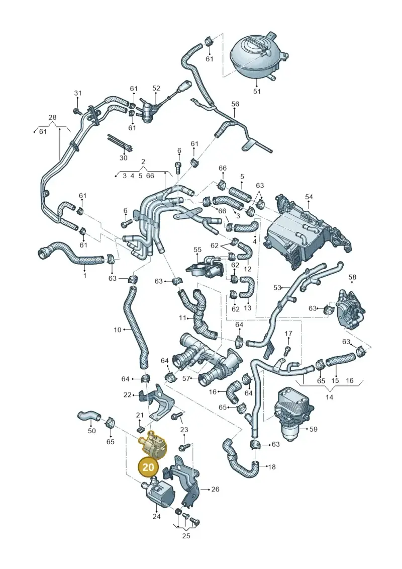 5G0965567 — SEAT Tarraco FR (2018-2024) diagram 793121300, position 20