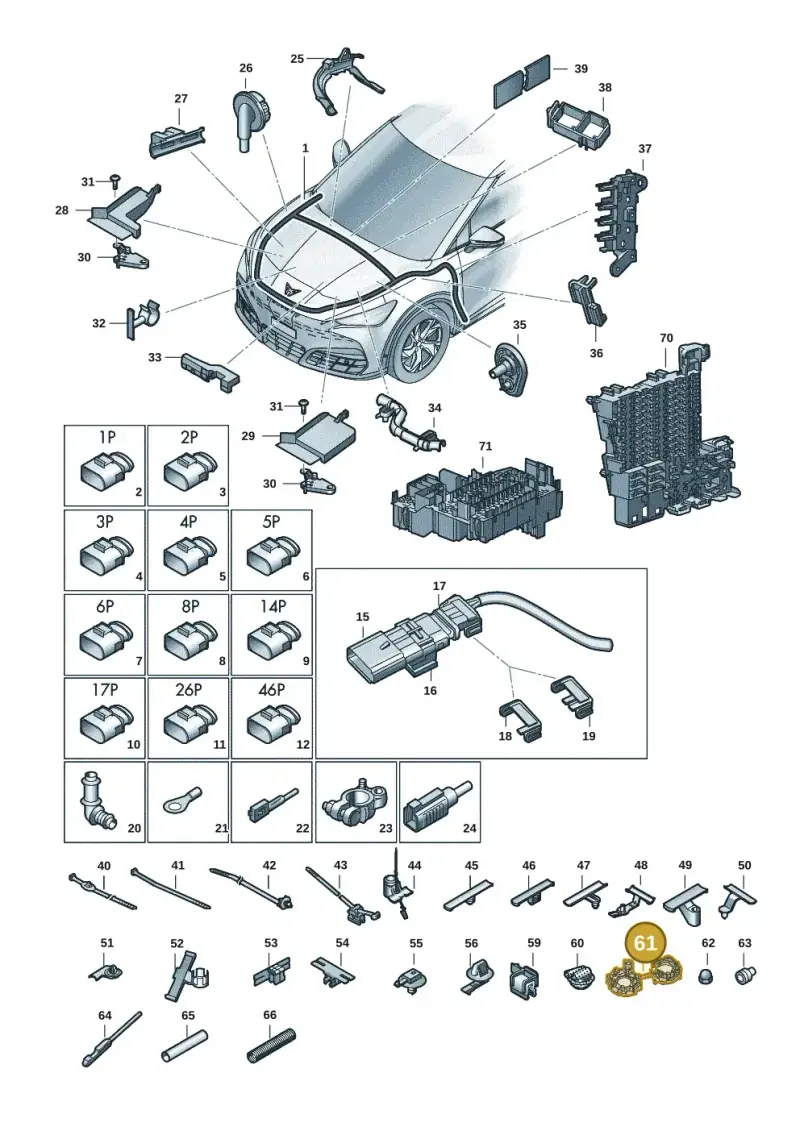 5G0971260 — SEAT Tavascan Cupra (2023-) diagram 20h971080, position 61