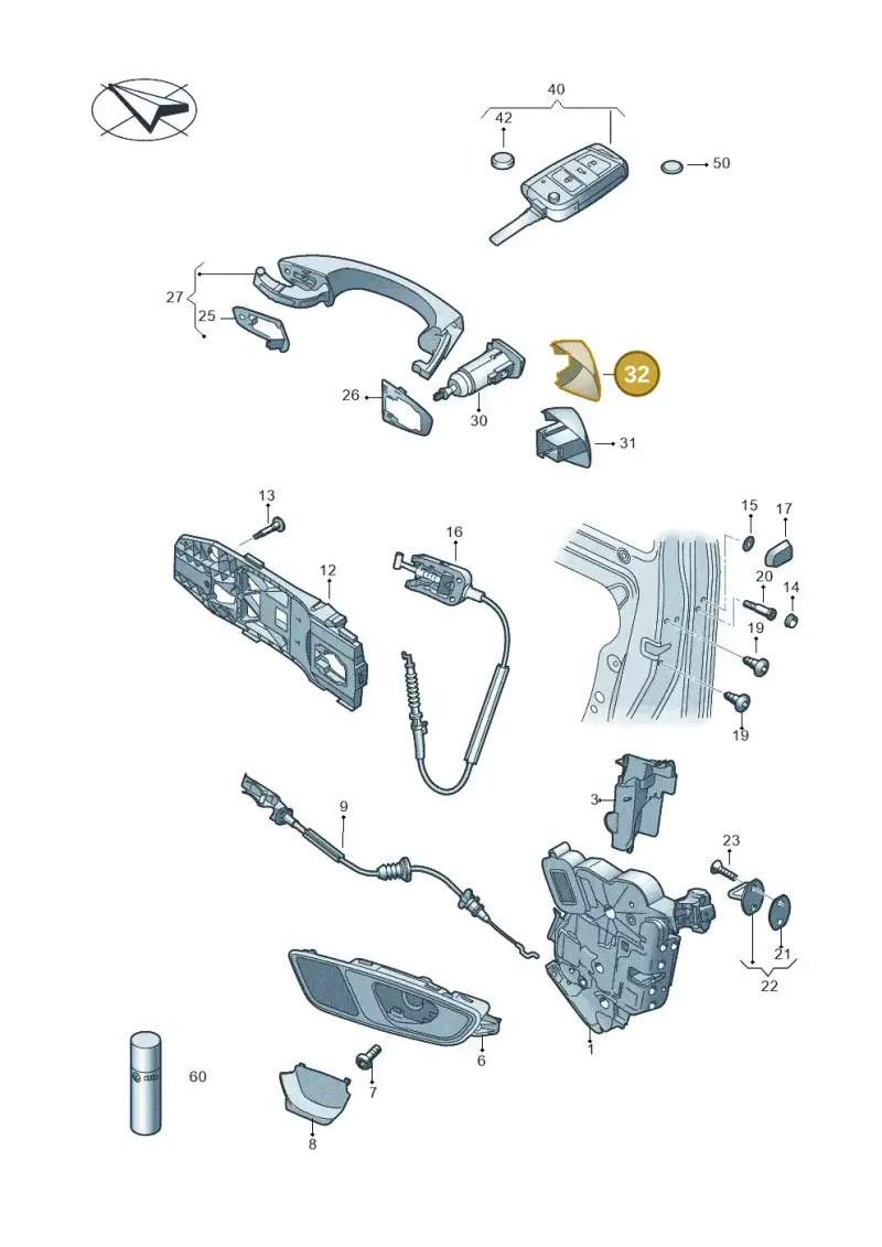 5G1837879E3FZ — SEAT Ateca Style (2016-) diagram 754837000, position 32