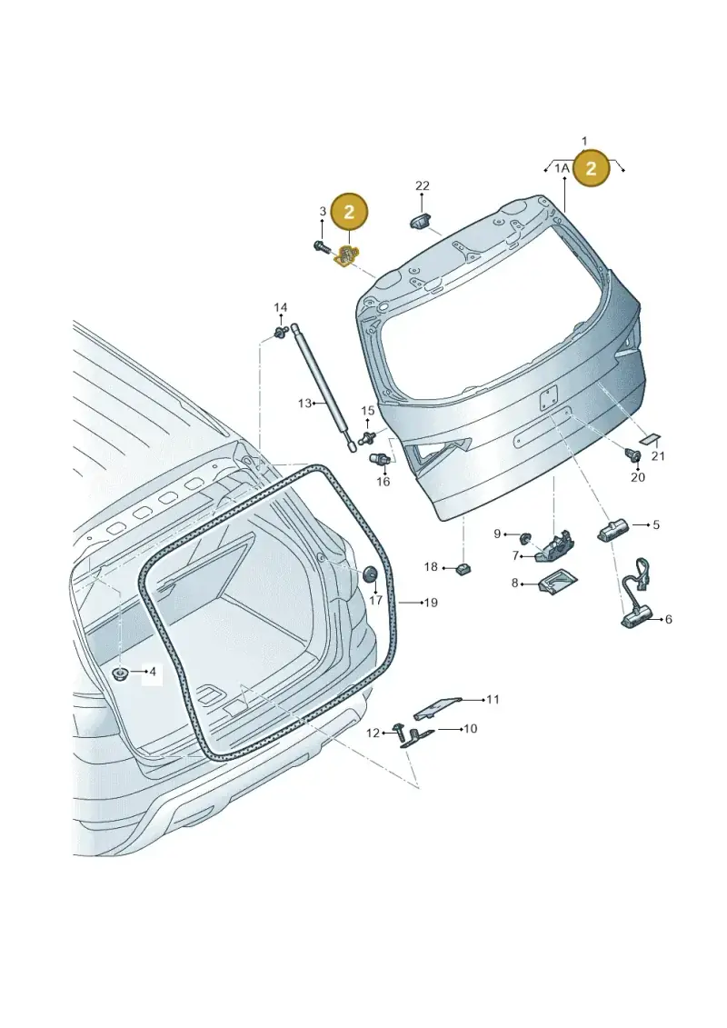 5G6827301C — SEAT Arona FR (2017-) diagram 471827000, position 2