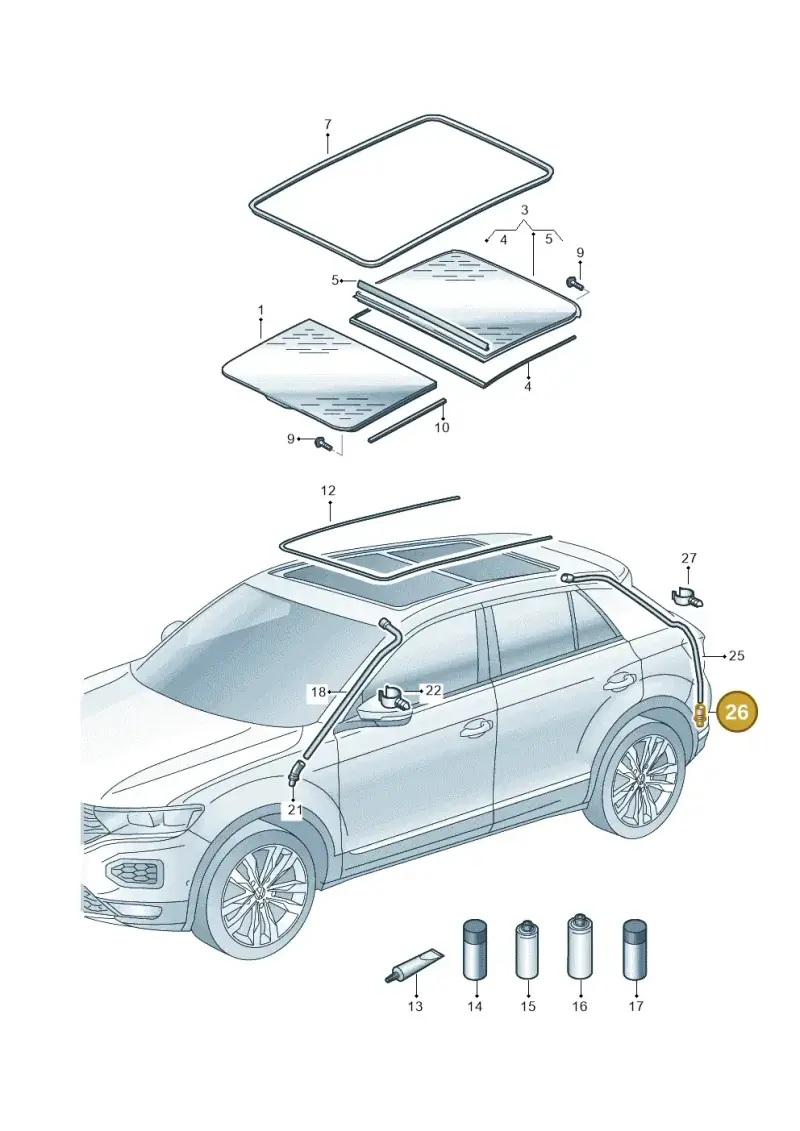 5G6877236 — SEAT Formentor TSI CUPRA (2020-) diagram 813877000, position 26