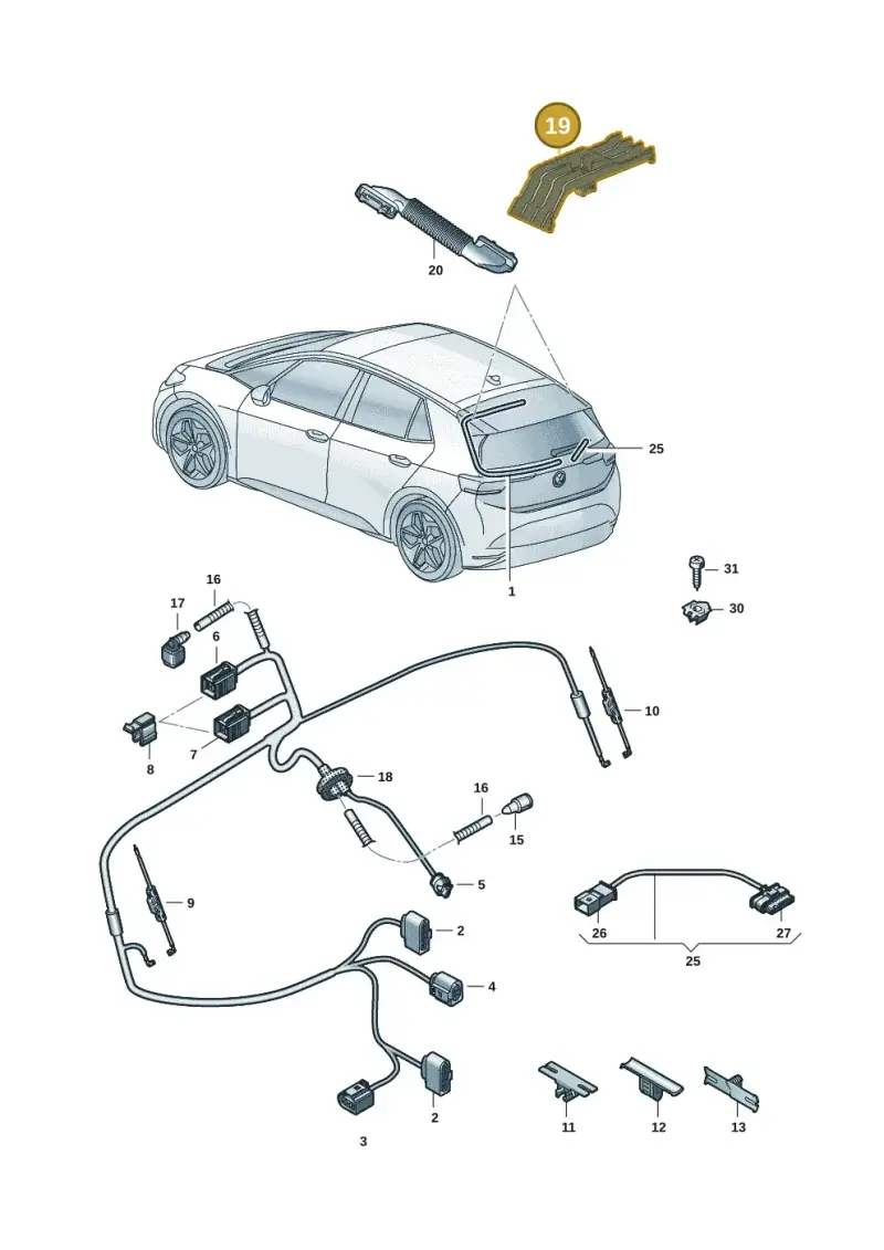 5G6971445 — SEAT EBoost CUPRA (2021-) diagram 10a972080, position 19
