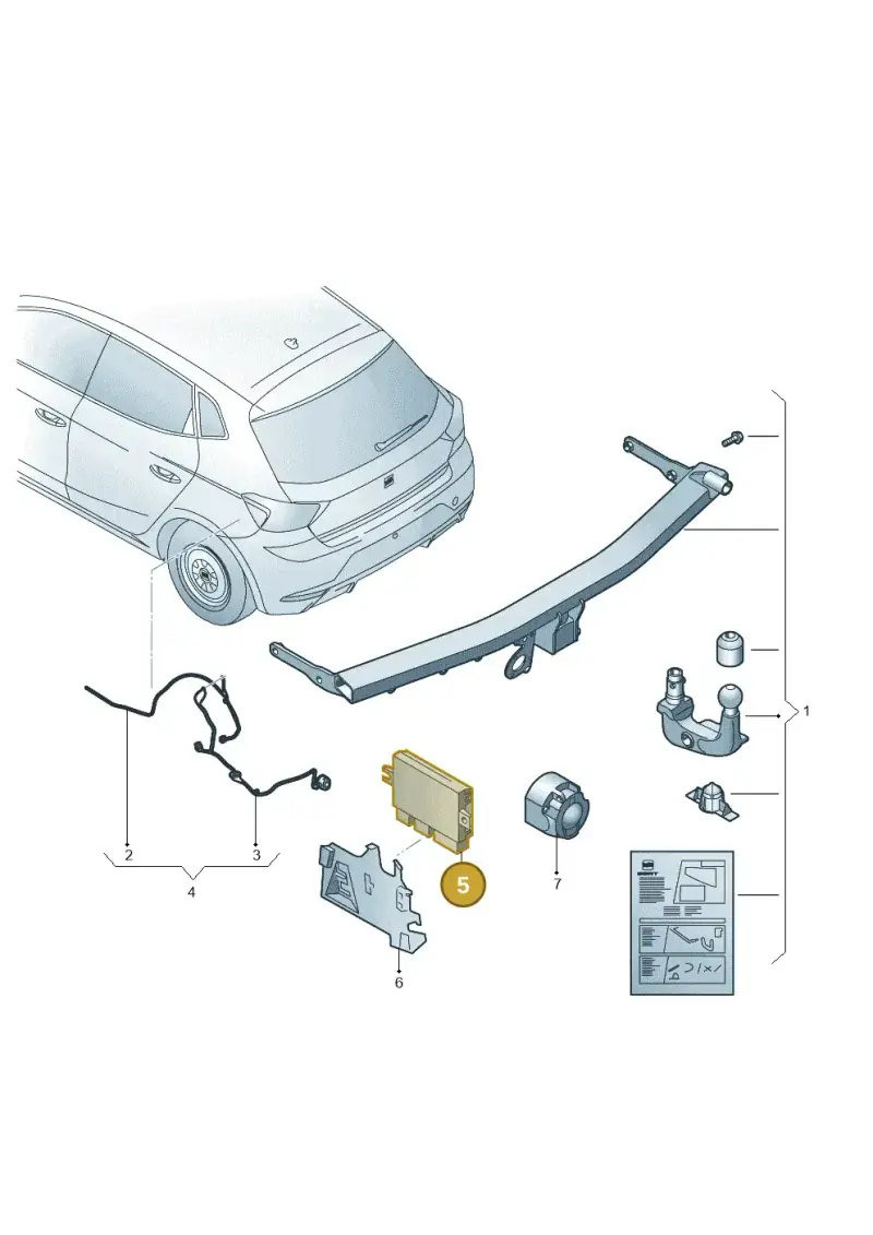 5H0907383C — SEAT Arona FR (2017-) diagram 835945550, position 5