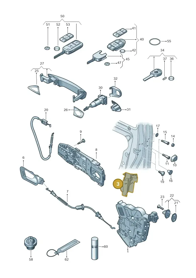 5K0837350B — SEAT Mii electric (2020-2021) diagram 672837000, position 3