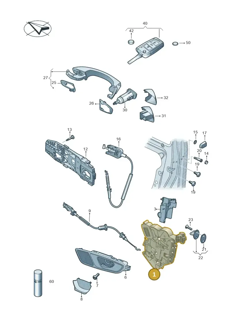 5K2837015D — SEAT Leon ST Stylance (2012-2016) diagram 754837000, position 1