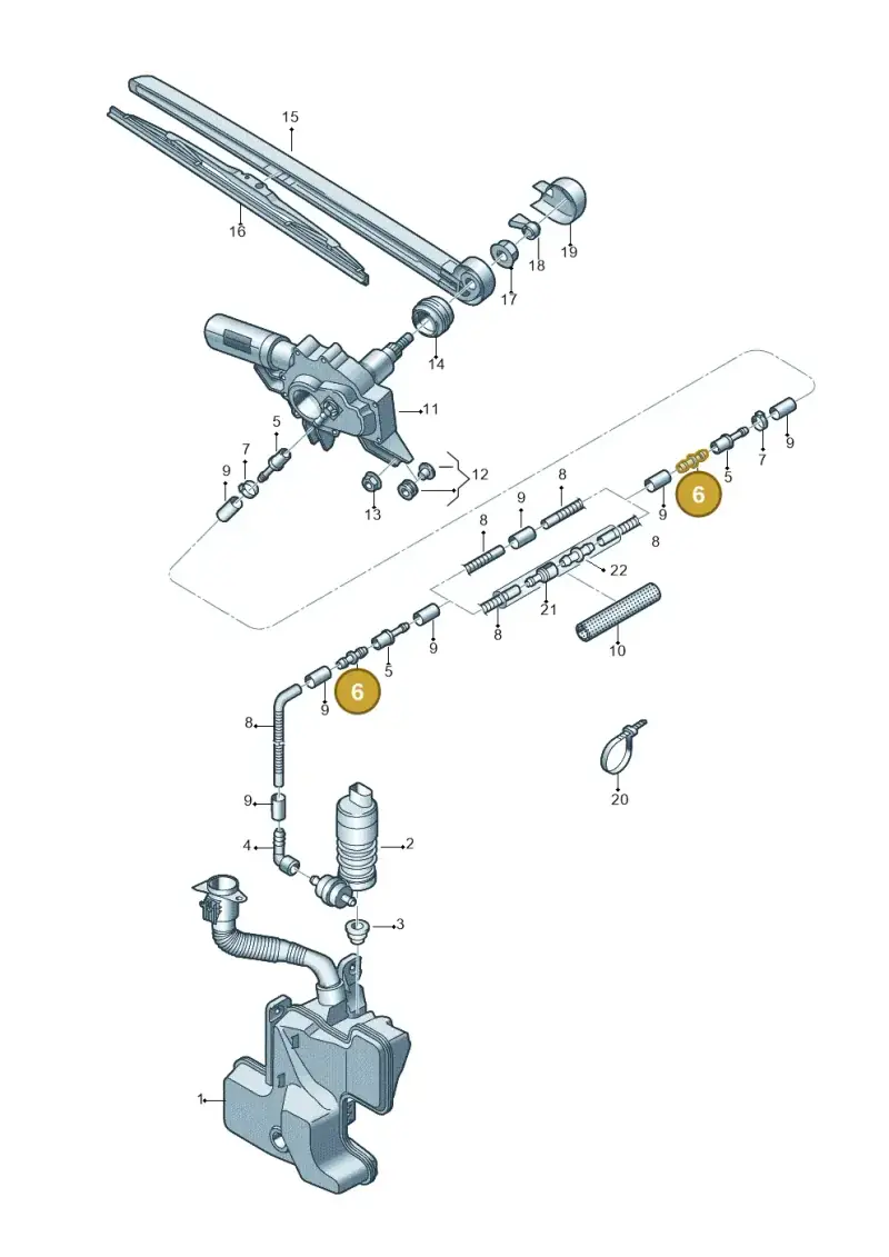 5M0955875 — SEAT Leon style (2019-) diagram 803955200, position 6