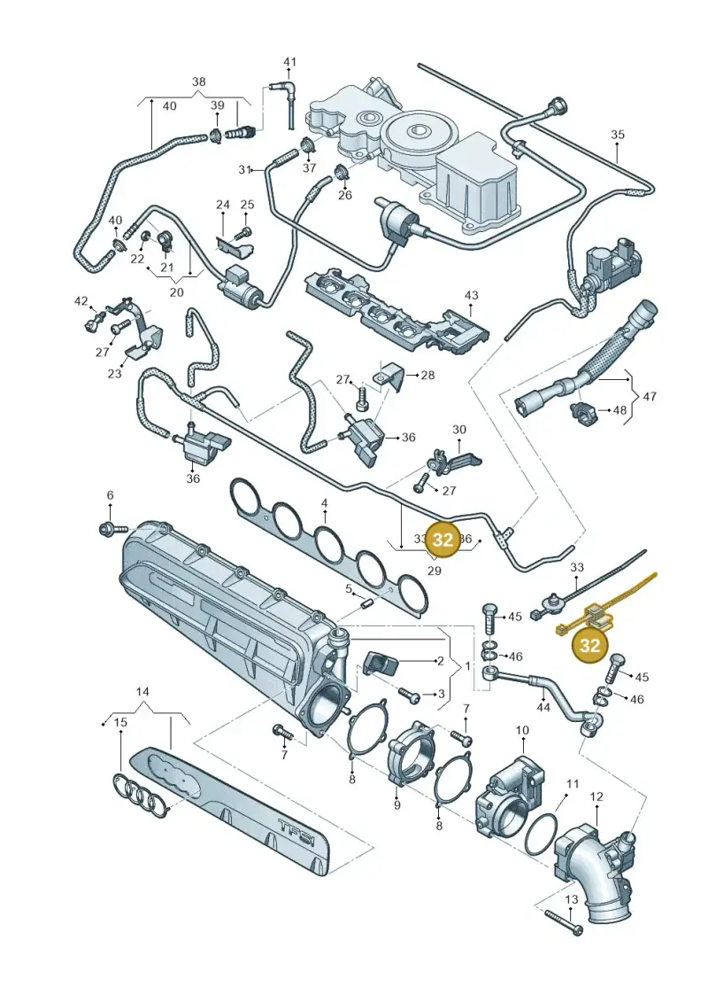 5M0971838A — SEAT Formentor TSI CUPRA (2020-) diagram 596133632, position 32