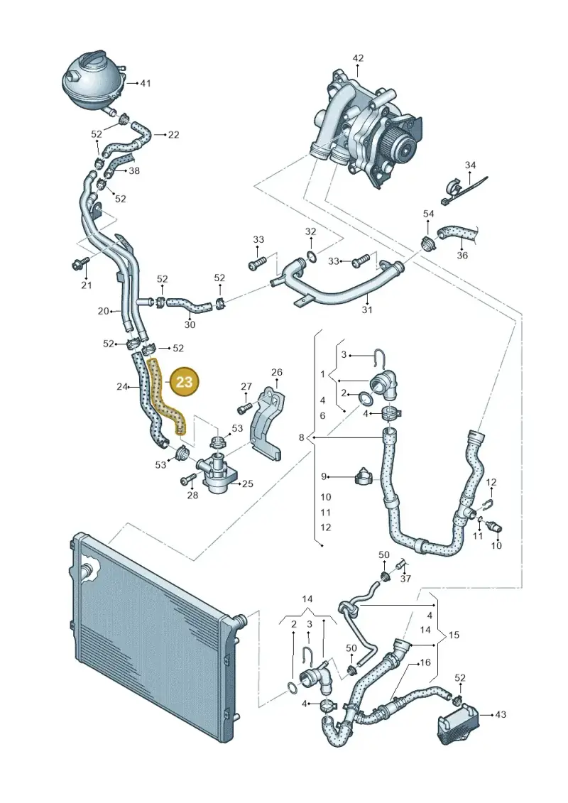 5N0121109C — SEAT Alhambra Stylance (2010-2013) diagram 689121410, position 23