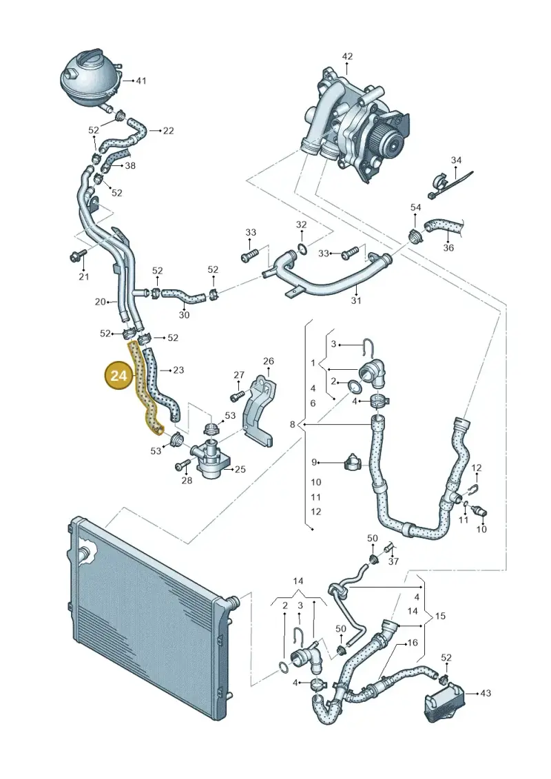 5N0121109D — SEAT Alhambra Stylance (2010-2013) diagram 689121410, position 24
