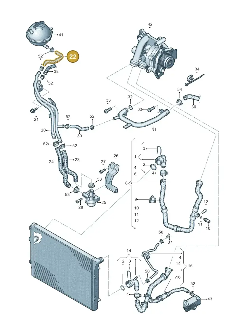 5N0121109E — SEAT Alhambra Stylance (2010-2013) diagram 689121410, position 22