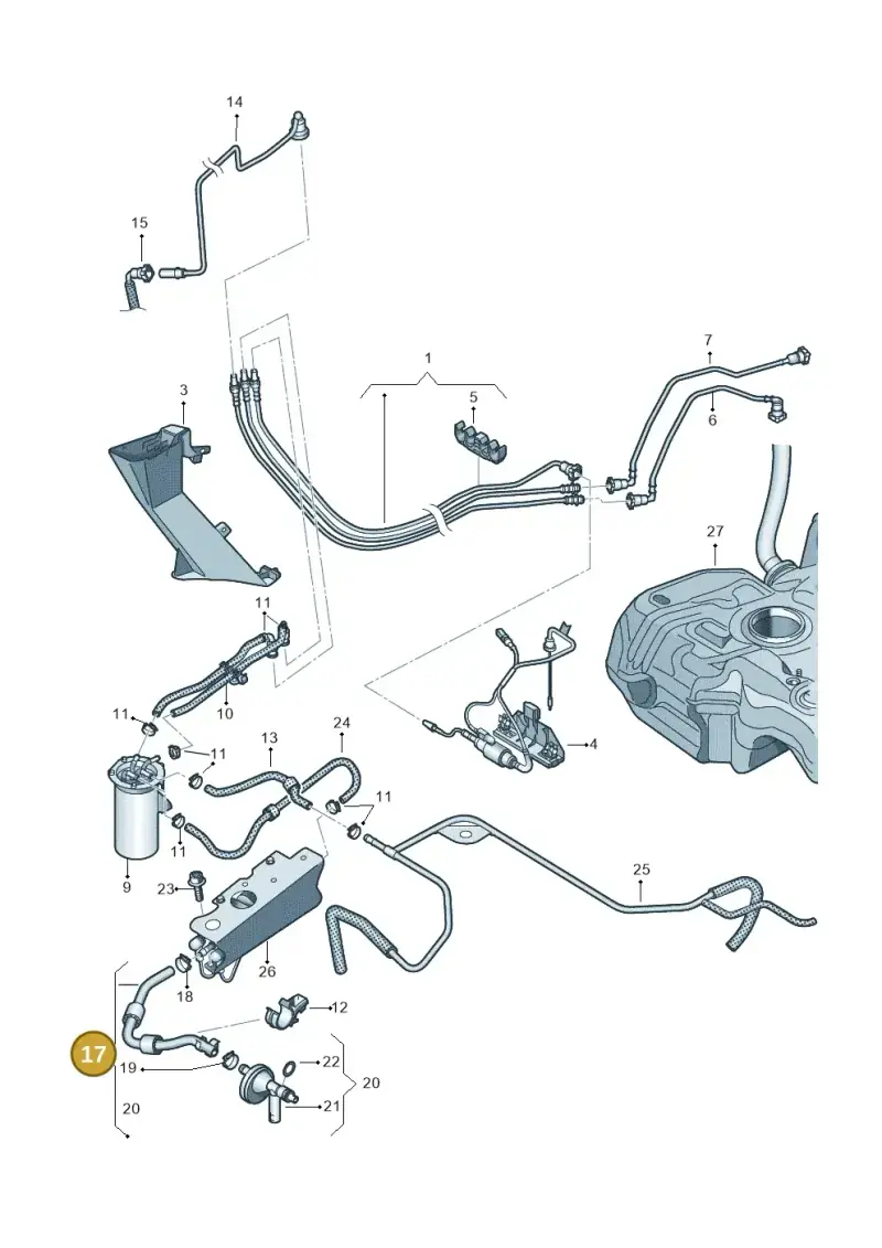 5N0130307J — SEAT Altea XL Reference (2013-2013) diagram 634201250, position 17