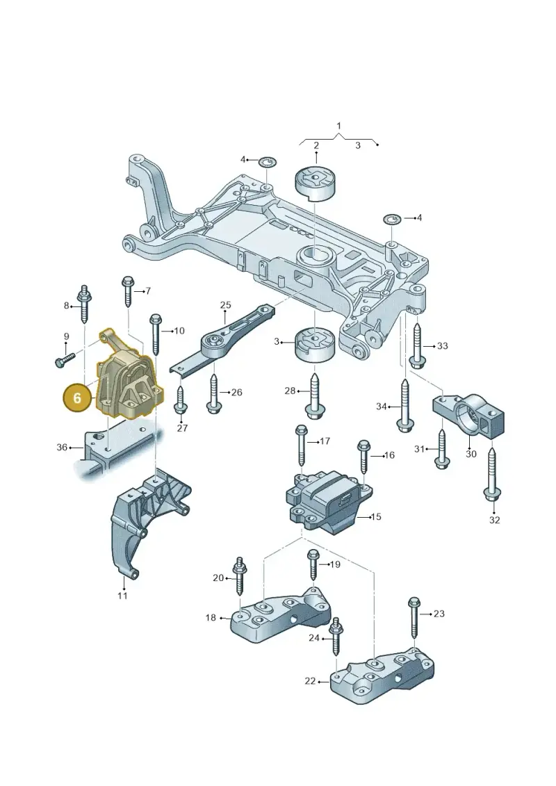 5N0199262D — SEAT Alhambra Stylance (2010-2013) diagram 689199200, position 6