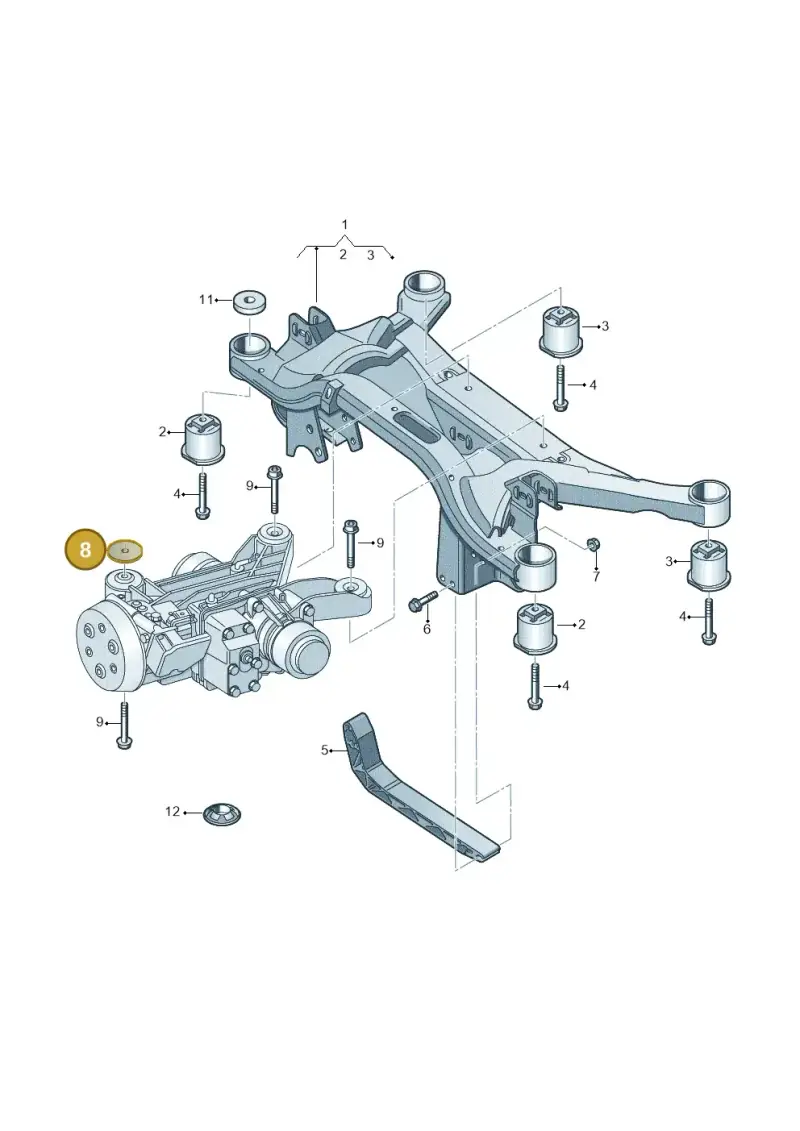 5N0505233A — SEAT Formentor TSI CUPRA (2020-) diagram 460505050, position 8