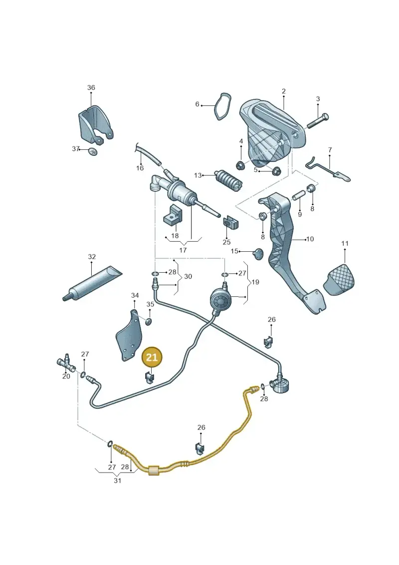 5N0721491A — SEAT Alhambra Stylance (2010-2013) diagram 634721250, position 21