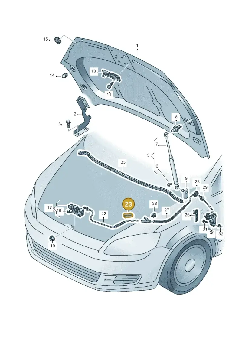 5N0823411A — SEAT Alhambra Stylance (2015-2022) diagram 705823000, position 23