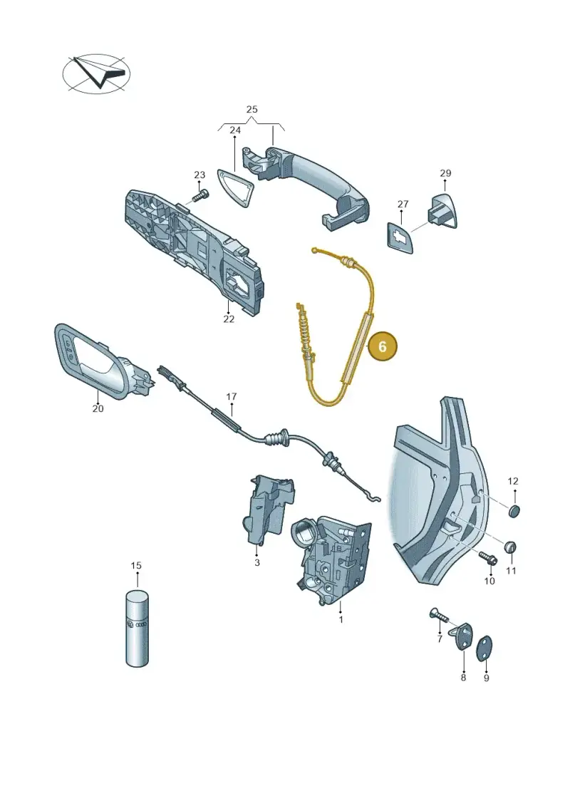 5N0837017D — SEAT Mii electric (2020-2021) diagram 672839000, position 6