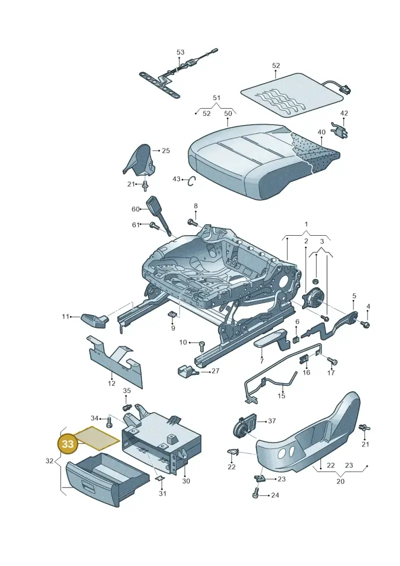 5N0881891 — SEAT Alhambra Stylance (2015-2022) diagram 689881000, position 33