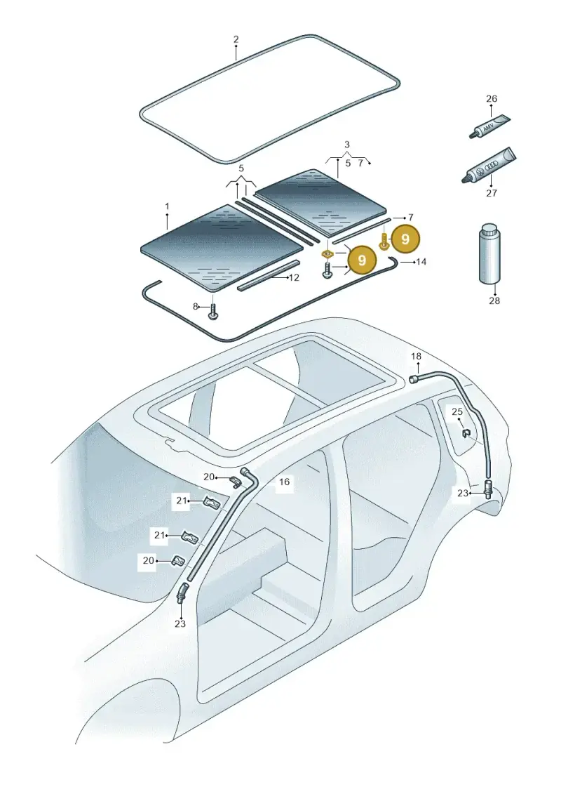 5N0898057 — SEAT Leon ST Stylance (2016-2020) diagram 634877000, position 9