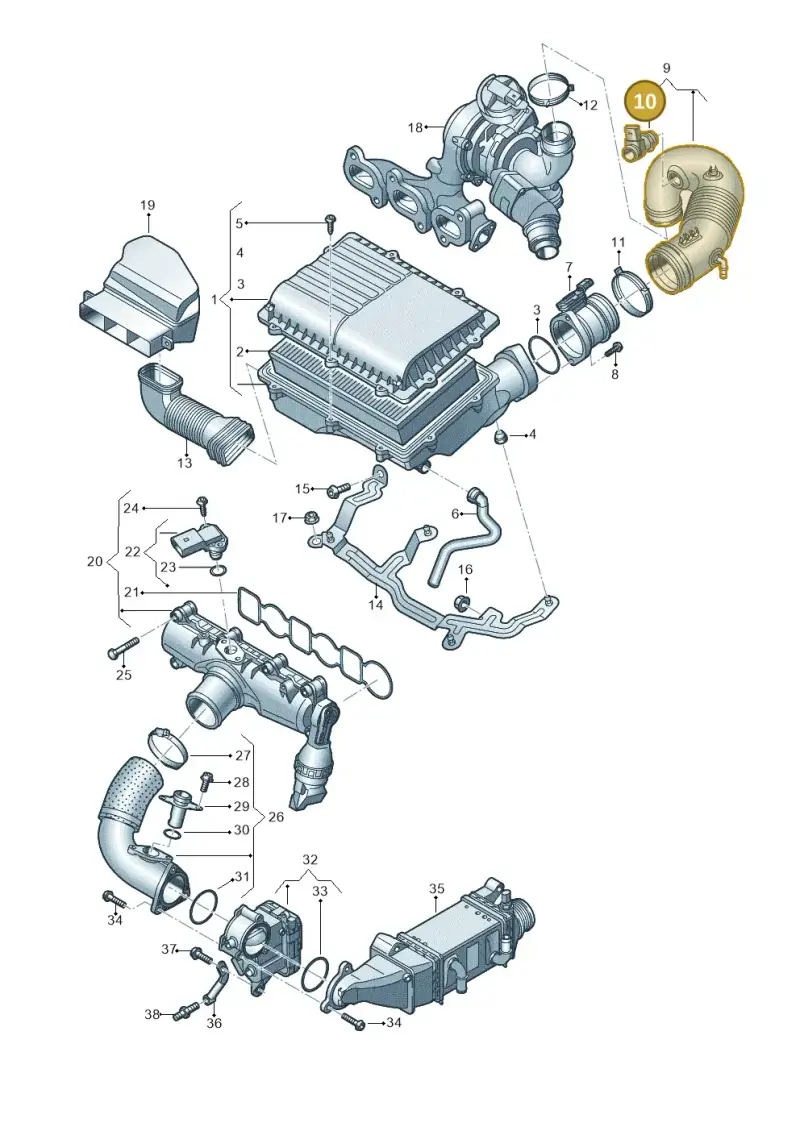 5N0906391 — SEAT Ibiza Stylance (2015-) diagram 773129000, position 10