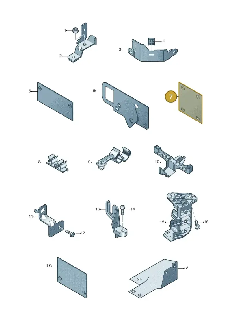 5N0971461 — SEAT Leon ST Stylance (2016-2020) diagram 745971000, position 7