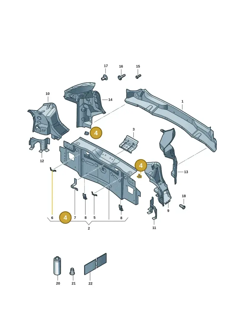 5NA803849A — SEAT Tavascan Cupra (2023-) diagram 20h813000, position 4