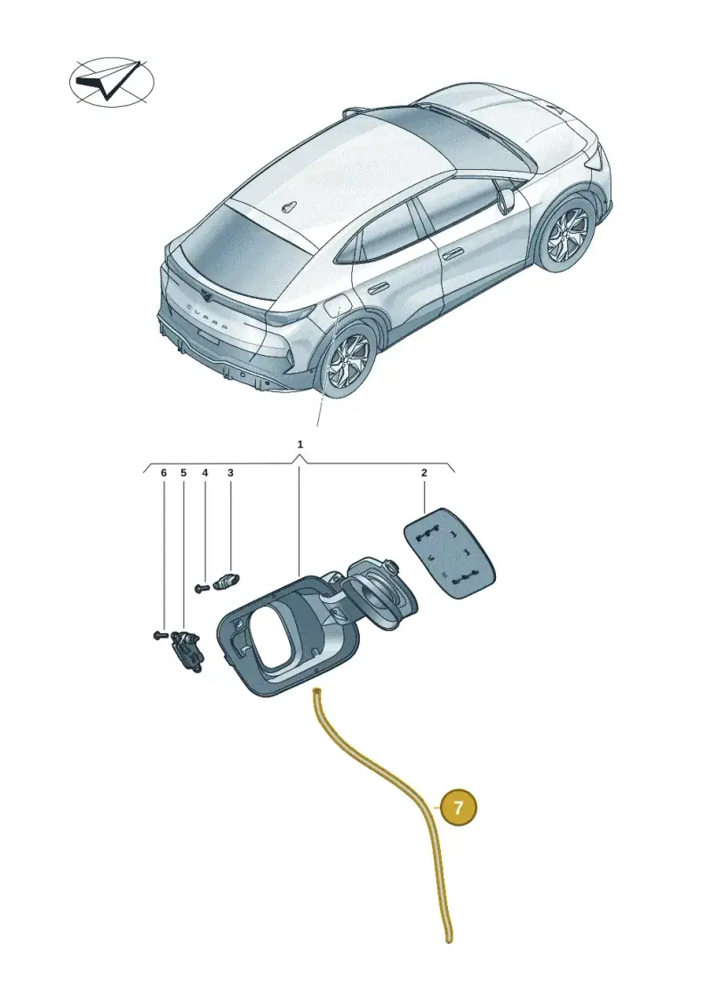 5NA809937A — SEAT Tavascan Cupra (2023-) diagram 20h809050, position 7