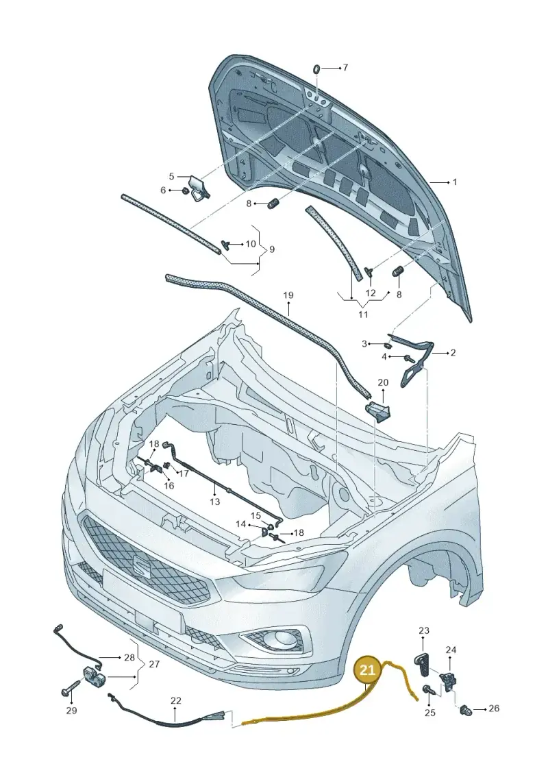 5NA823535A — SEAT Tarraco FR (2018-2024) diagram 591823000, position 21