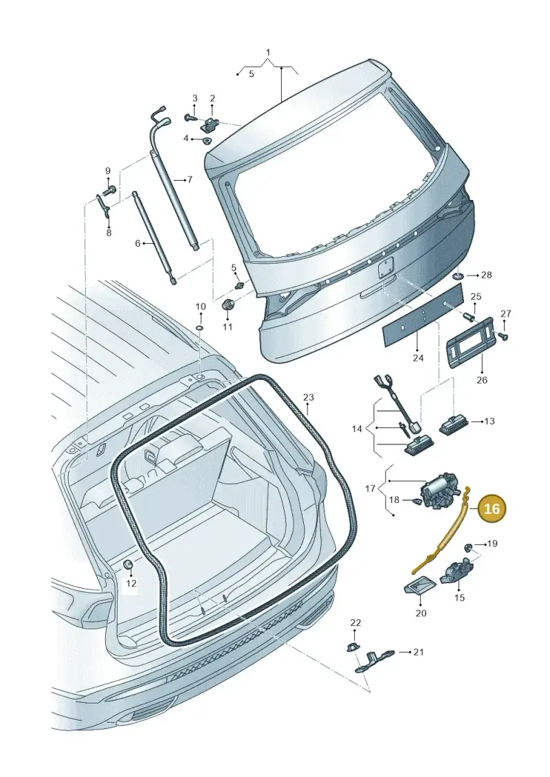 5NA827535A — SEAT Tarraco FR (2018-2024) diagram 591827000, position 16