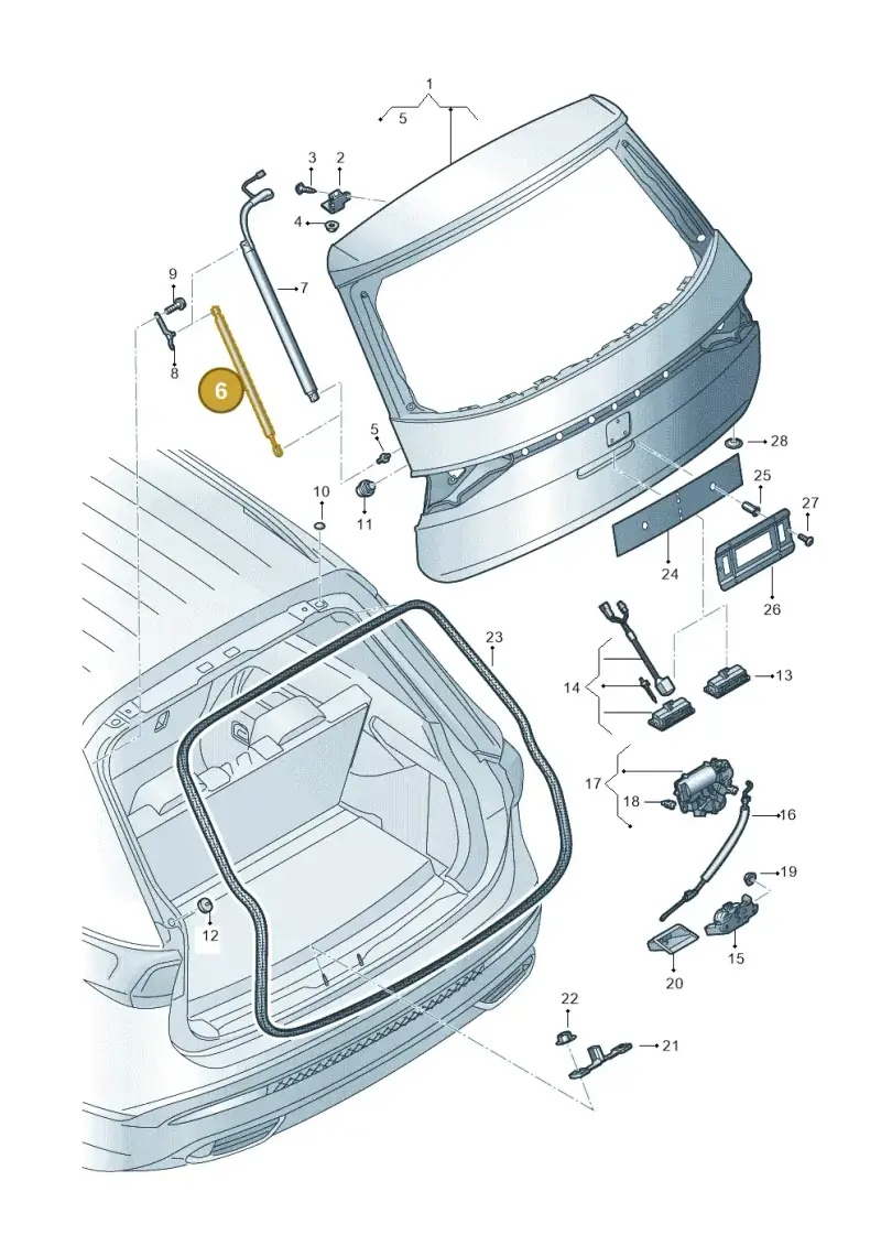 5NA827550E — SEAT Tarraco FR (2018-2024) diagram 591827000, position 6