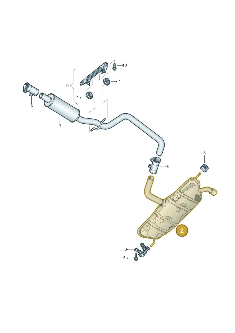 5P0253609P — SEAT Altea XL (2013-) diagram 412253800, position 2