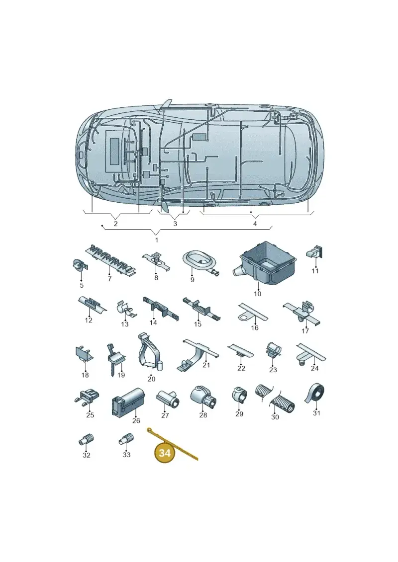 5P0971848 — SEAT Altea XL Reference (2013-2013) diagram 418971810, position 34