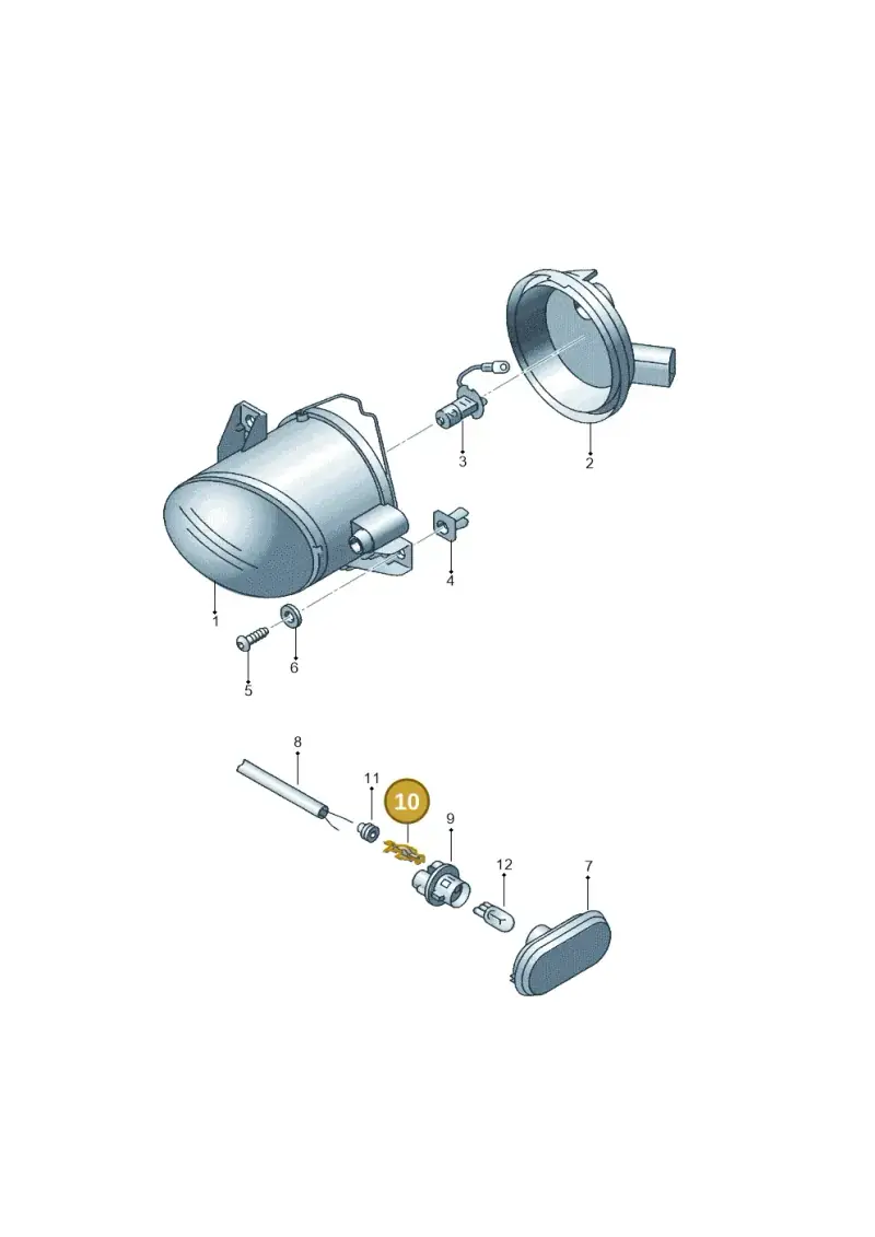 5P0972564 — SEAT Altea XL Reference (2010-2013) diagram 418941900, position 10
