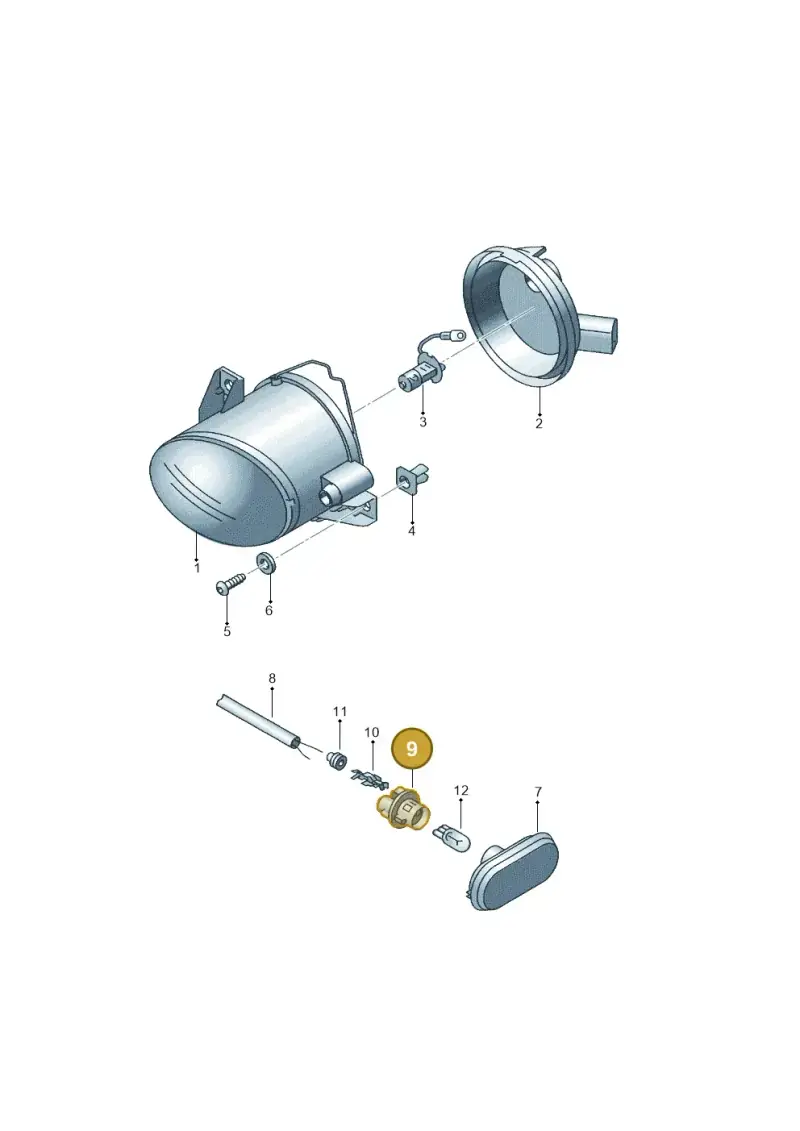 5P0972724 — SEAT Altea XL Reference (2010-2013) diagram 418941900, position 9