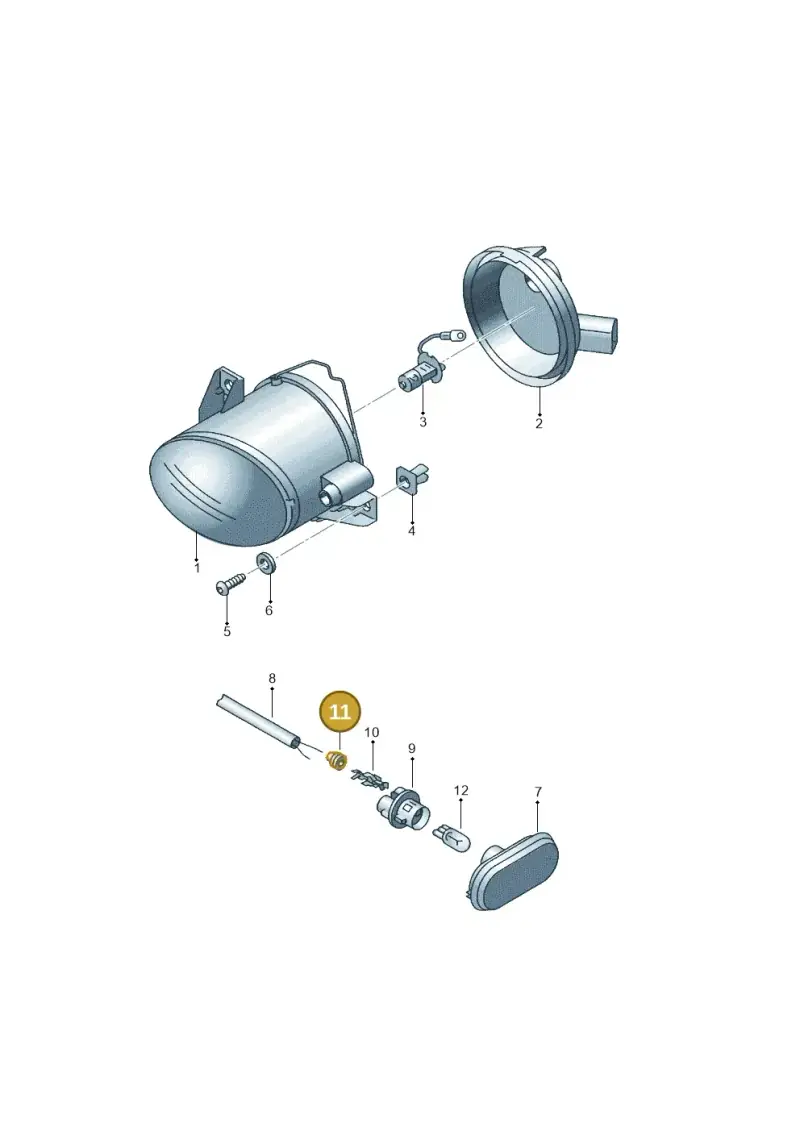 5P0972740 — SEAT Altea XL Reference (2010-2013) diagram 418941900, position 11