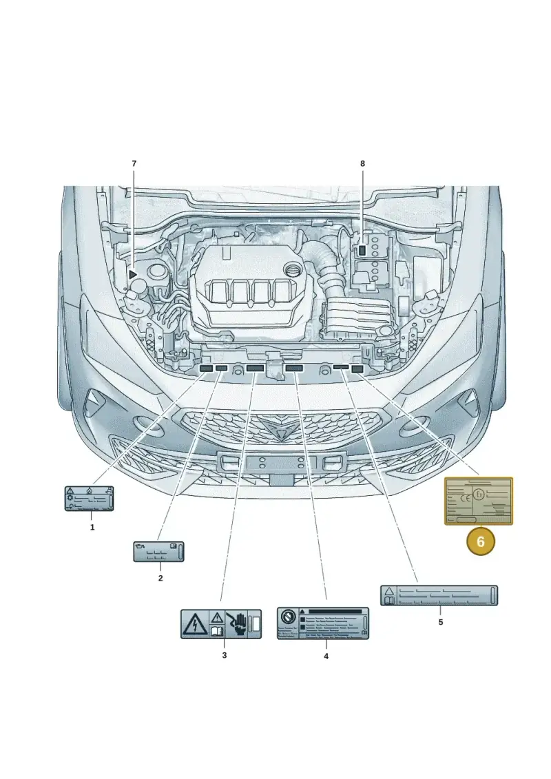 5Q0010014D — SEAT Formentor TSI CUPRA (2020-) diagram 5ff010010, position 6