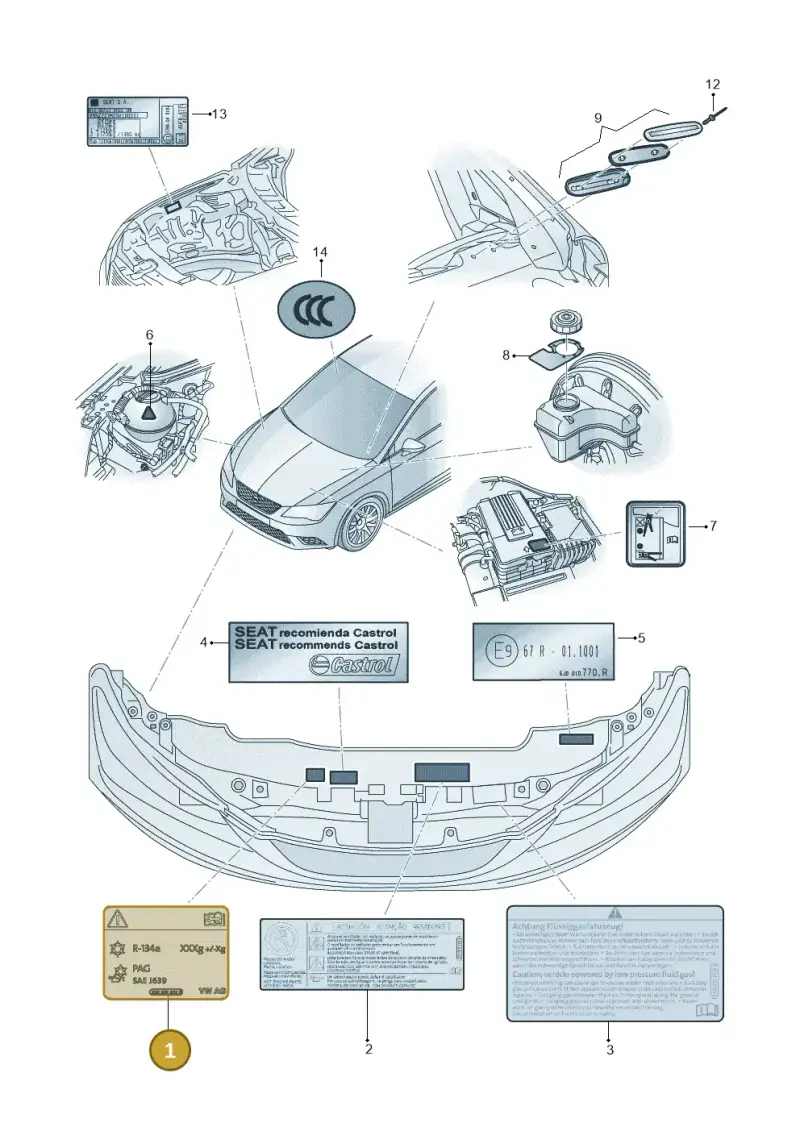 5Q0010851M — SEAT Leon ST Stylance (2016-2020) diagram 754010000, position 1