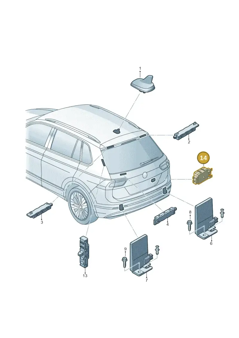 5Q0035570 — SEAT Tarraco FR (2018-2024) diagram 884035100, position 14