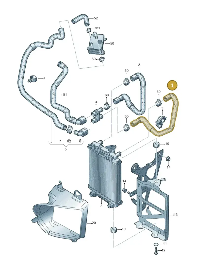 5Q0121051L — SEAT Tarraco FR (2018-2024) diagram 827121428, position 1