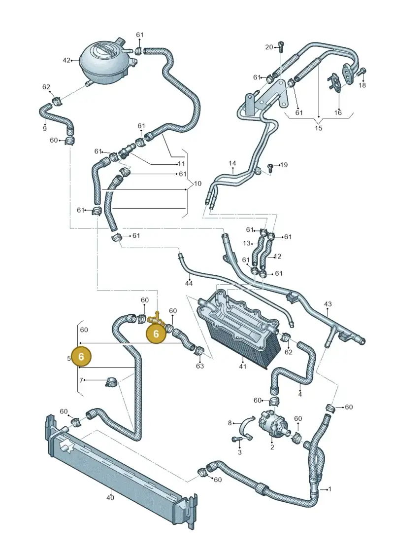 5Q0121087F — SEAT Ibiza Stylance (2015-) diagram 773121140, position 6