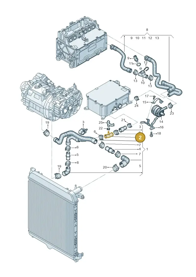 5Q0121087F — SEAT Mii electric (2020-2021) diagram 899121020, position 2