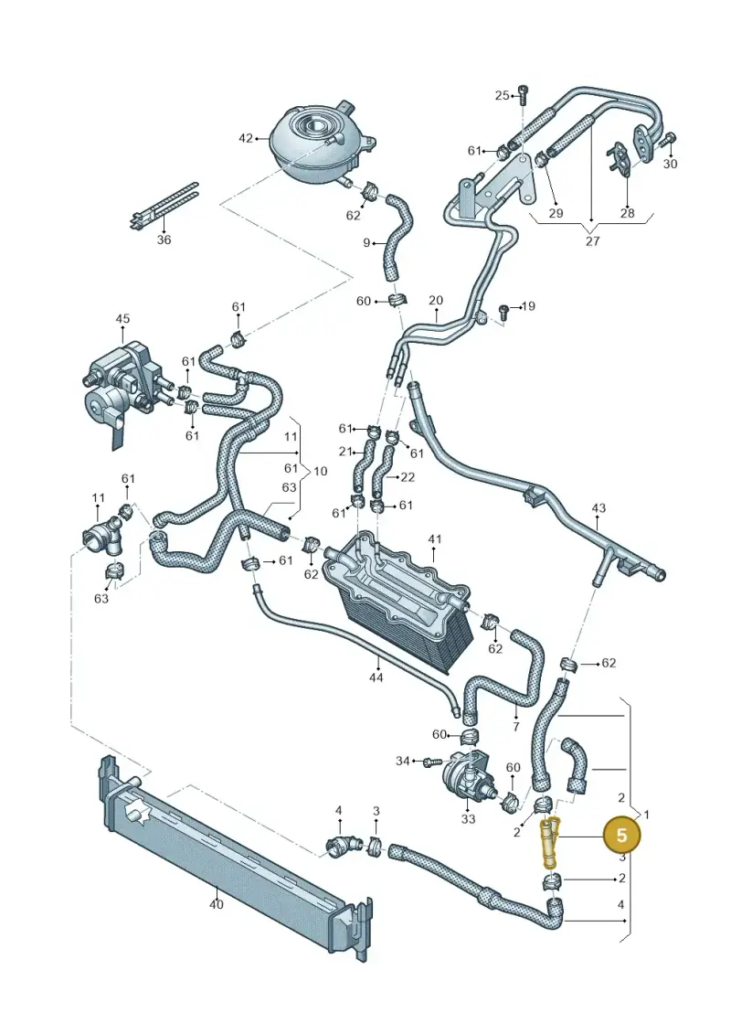 5Q0121087L — SEAT Arona FR (2017-) diagram 837121060, position 5