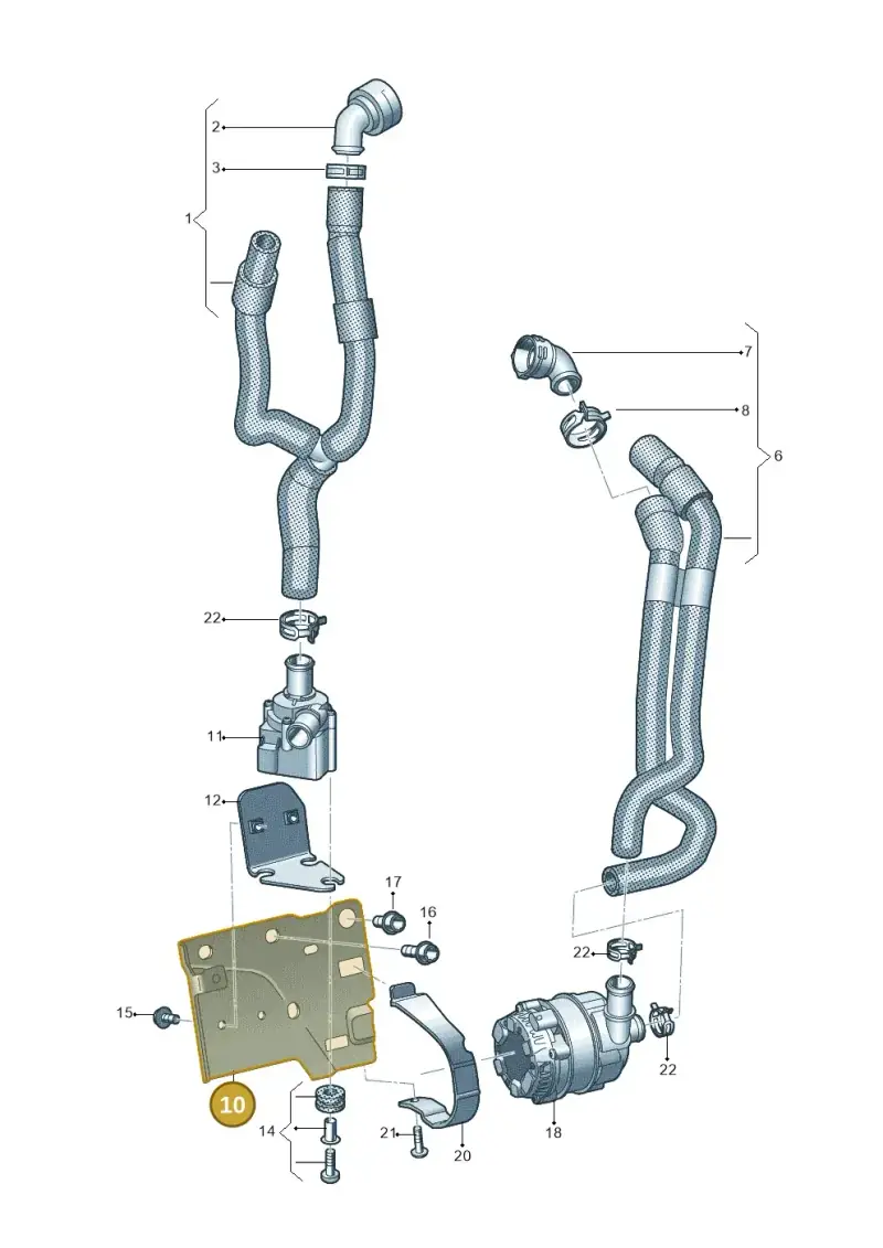 5Q0121093AH — SEAT Leon style (2019-) diagram 793121120, position 10