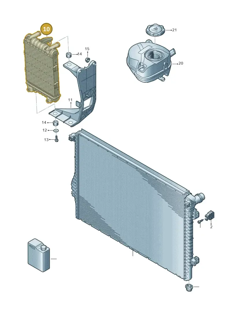 5Q0121251HA — SEAT Formentor TSI CUPRA (2020-) diagram 596121061, position 10