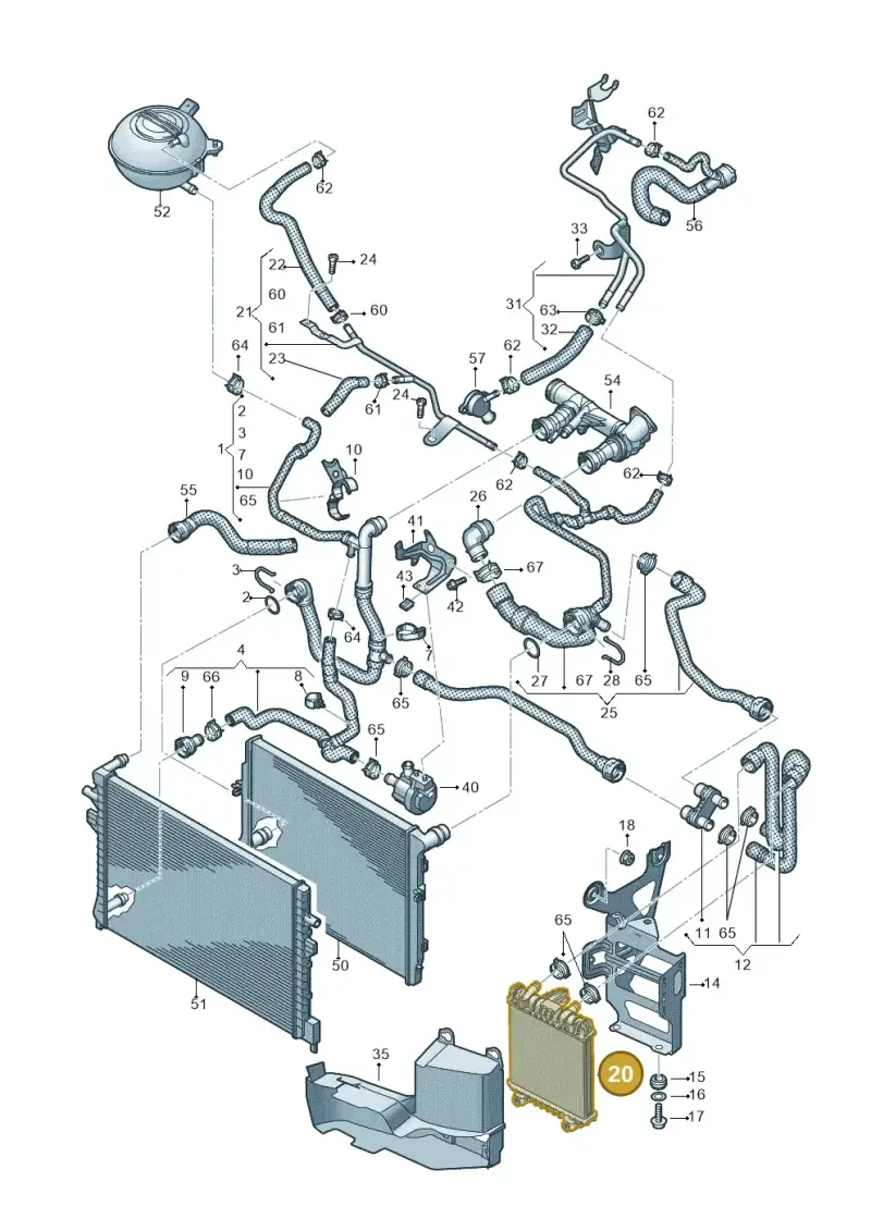 5Q0121251HD — SEAT Tarraco FR (2018-2024) diagram 884121000, position 20
