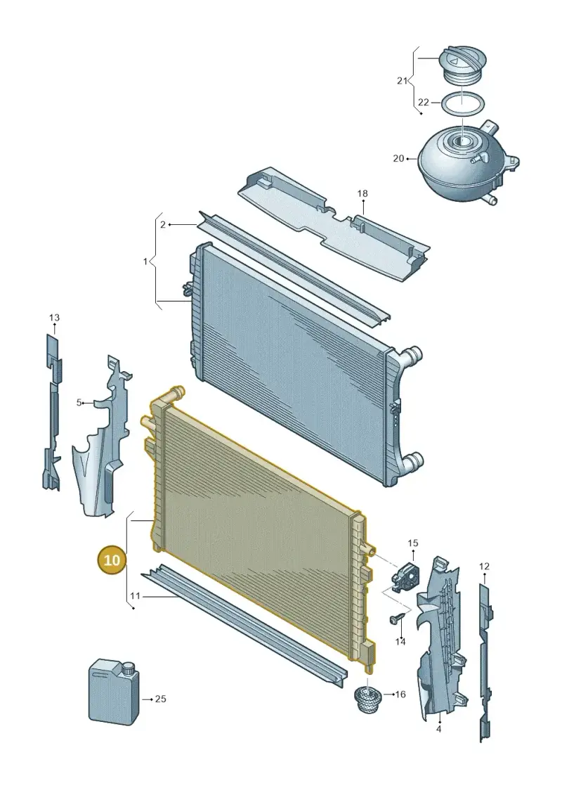 5Q0121251HS — SEAT Formentor TSI CUPRA (2020-) diagram 813122100, position 10