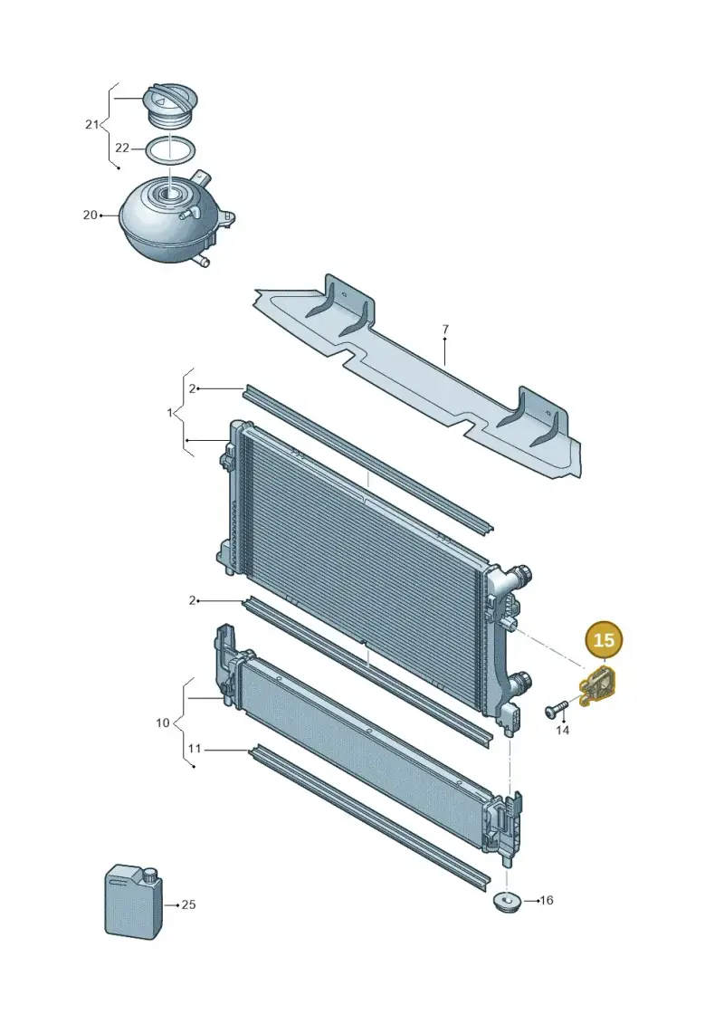 5Q0121367D — SEAT Ateca Style (2016-) diagram 893121840, position 15