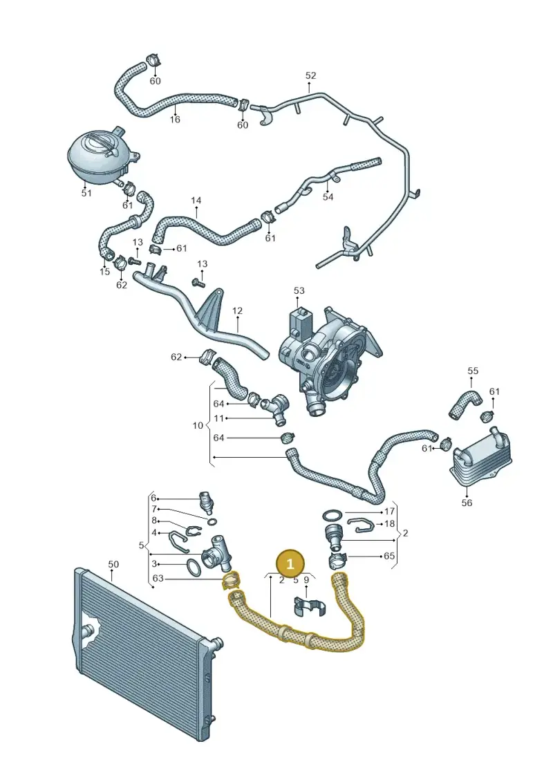 5Q0122051B — SEAT Leon ST Stylance (2016-2020) diagram 850121320, position 1