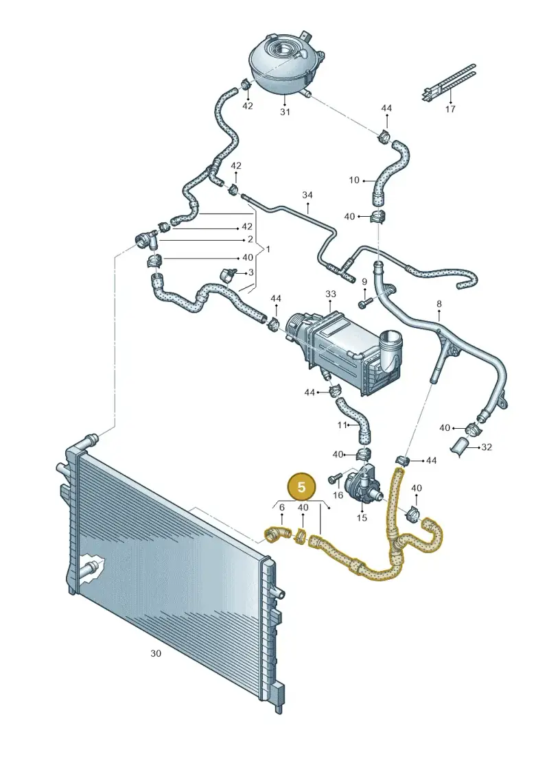 5Q0122051FA — SEAT Formentor TSI CUPRA (2020-) diagram 827121010, position 5