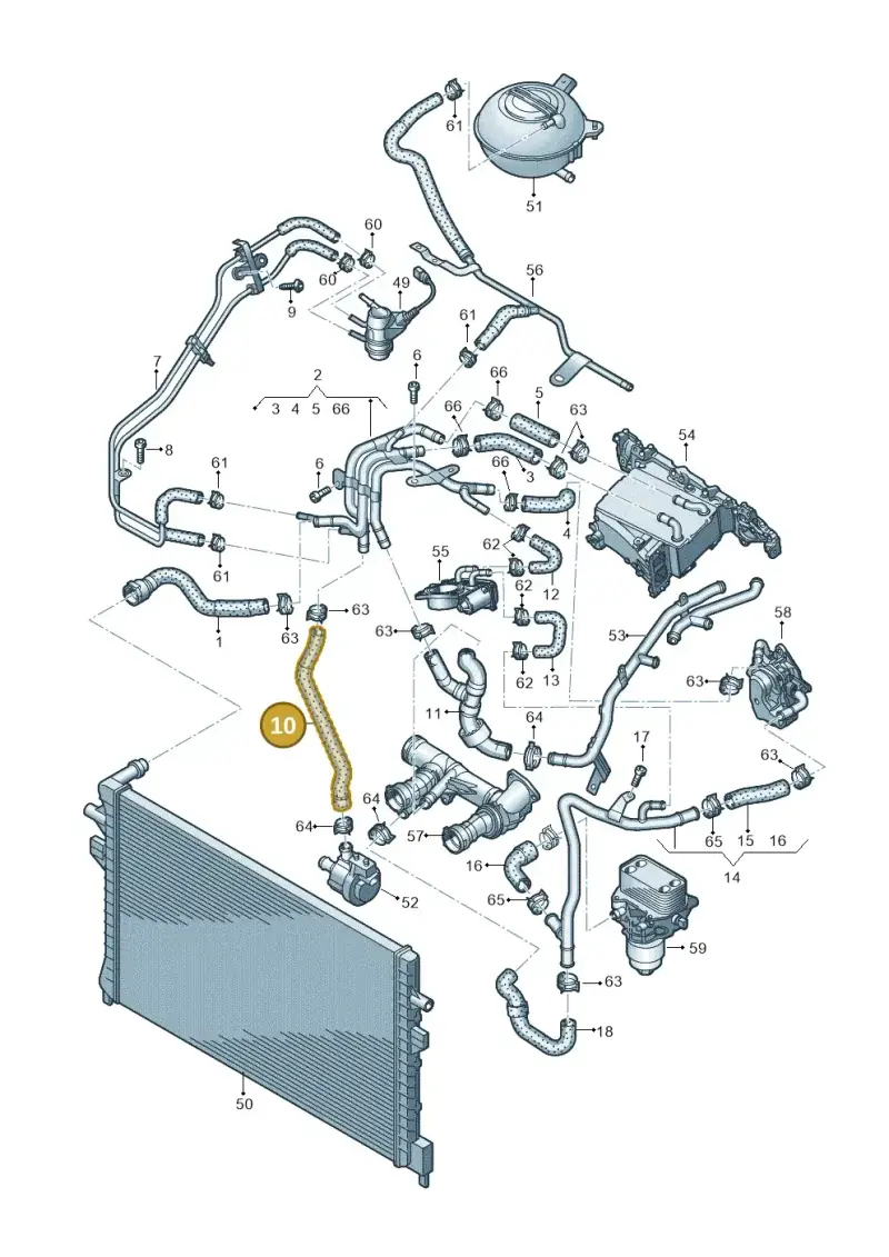 5Q0122101CK — SEAT Leon style (2019-) diagram 869121600, position 10